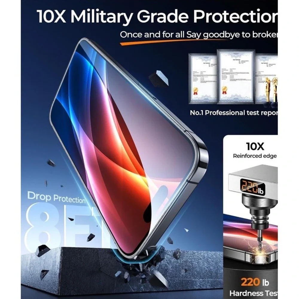 MRGLAS‎ 3+2 Packs for iPhone 15 Pro 6.1 sealed！
